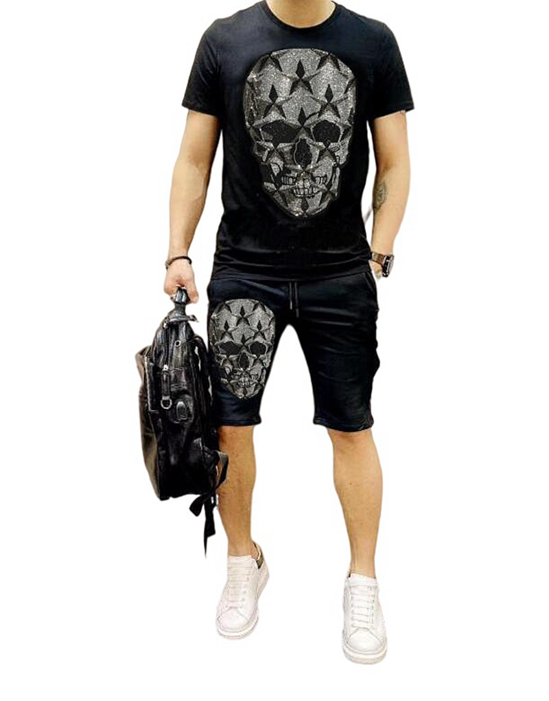 Streetwear Brand Tracksuit - Anime Hot Drill Men's Hip Hop