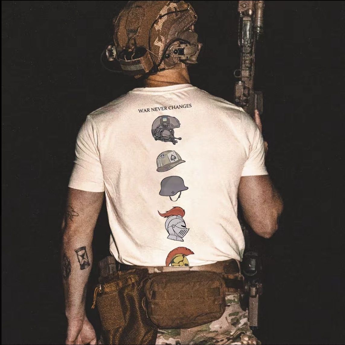 Streetwear Brand Shirts - Helmet Evolution History American Trend Brand