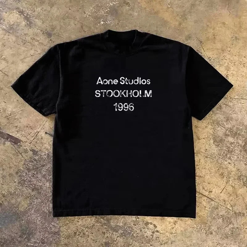 Streetwear Brand Shirts - Classic Logo STOCKHOLM 1996 Faded Luxury