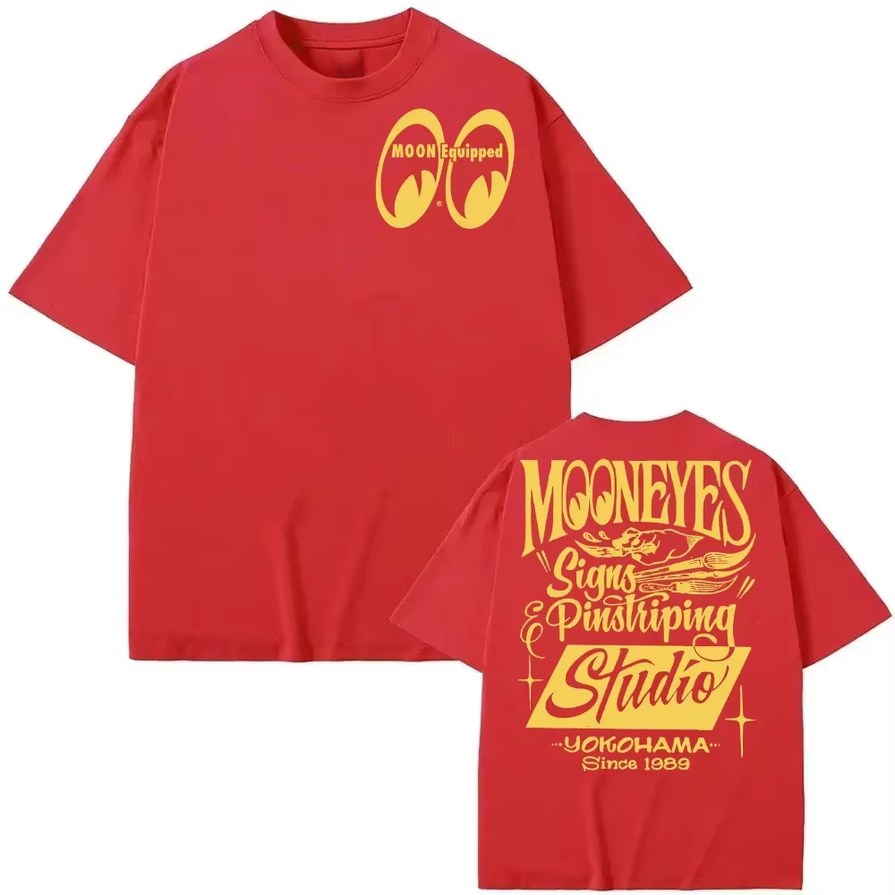 Streetwear Brand Shirts - Moon Eyes Equipped Speed Car Modification
