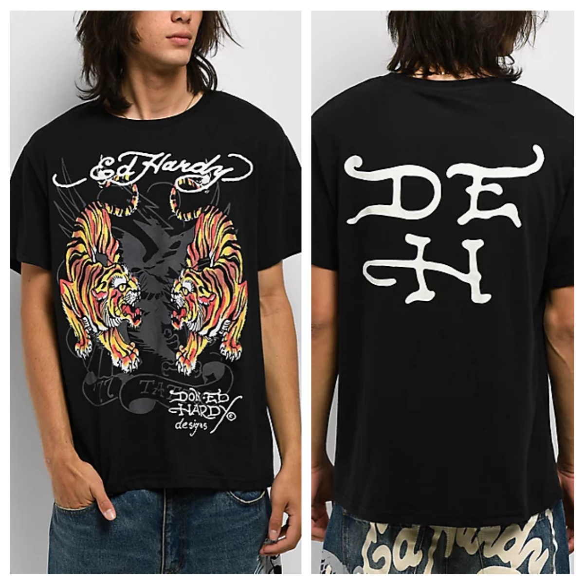 Tigers Ed Tattoo Art Street Tr - огляд і ціна Streetwear Brand Shirts