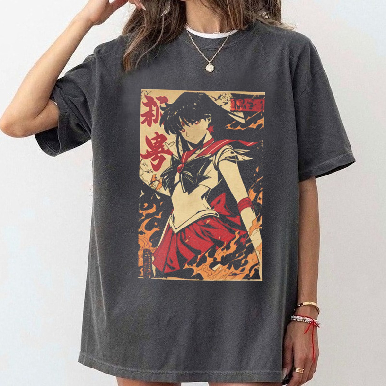 Sailor Moon Retro 90s Anime Gr - огляд і ціна Streetwear Brand T Shirt
