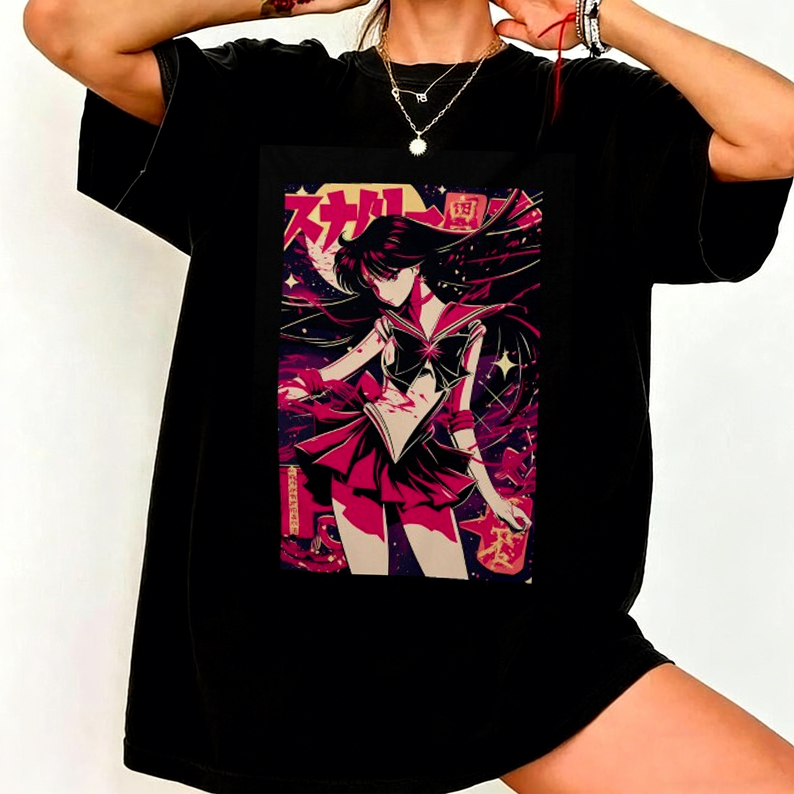 Sailor Moon Retro 90s Anime Gr - огляд і ціна Streetwear Brand T Shirt