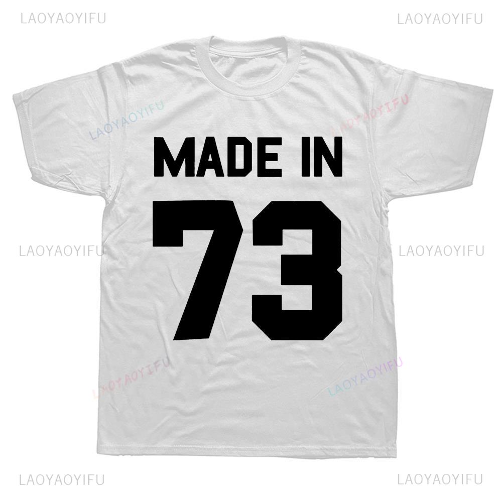 Hot Sale Made in 73 Graphic Cl - огляд і ціна Streetwear Brand T Shirt
