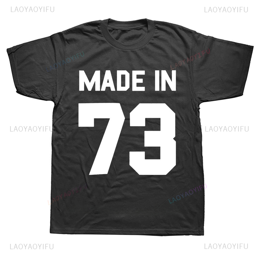 Hot Sale Made in 73 Graphic Cl - огляд і ціна Streetwear Brand T Shirt