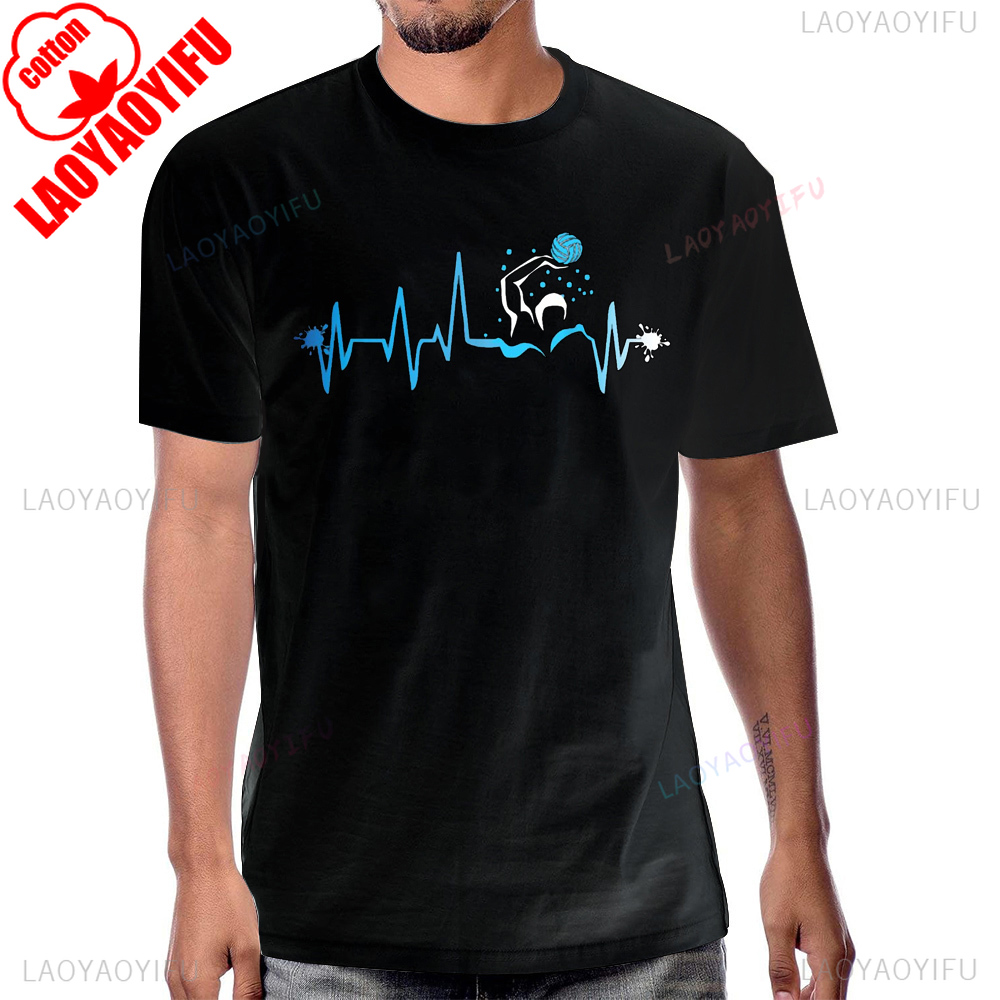 Water Polo Player Heart Beat G - огляд і ціна Streetwear Brand T Shirt