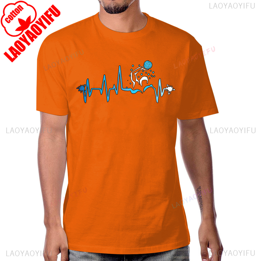 Water Polo Player Heart Beat G - огляд і ціна Streetwear Brand T Shirt