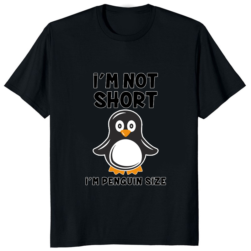 Im Not Short Im Penguin Size F - огляд і ціна Streetwear Brand T Shirt