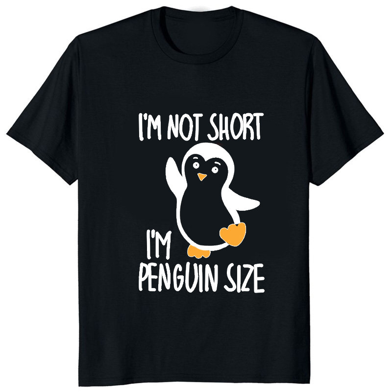 Im Not Short Im Penguin Size F - огляд і ціна Streetwear Brand T Shirt